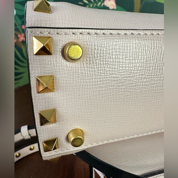 VALENTINO GARAVANI Alcove Rock Stud Top Handle Two Way Pale Pink 🩷💃 NEW PRICE! - Picture 10 of 15